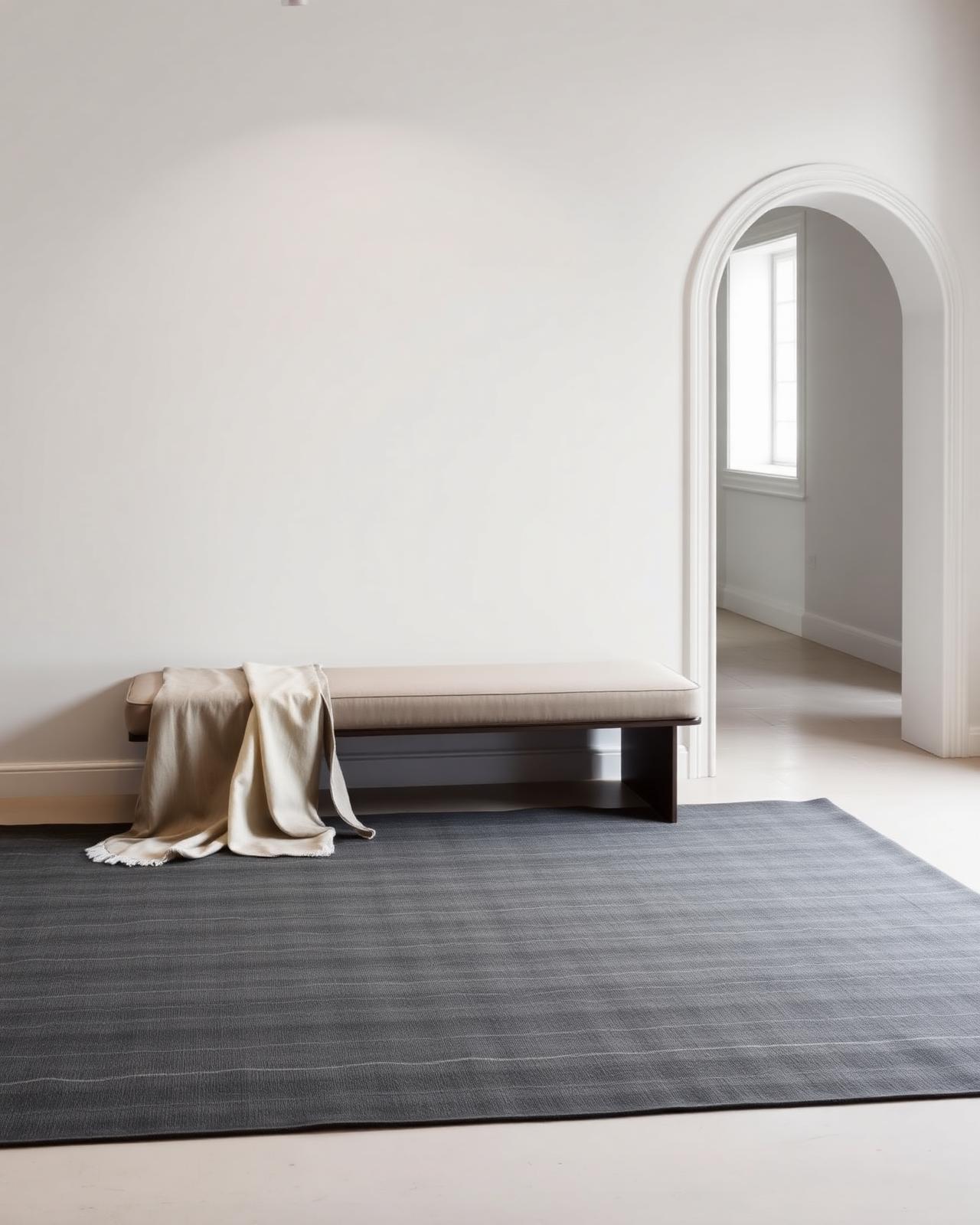 Notte Lineare — Hand-tufted · low loop